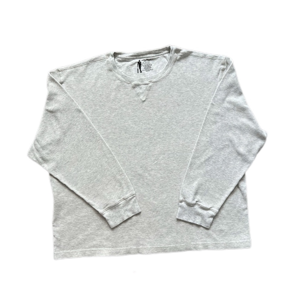 Lanesboro long sleeve shirt, size XXL Oatmeal color long sleeves 100% cotton GUC